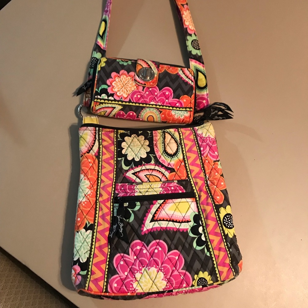 Vera Bradley crossbody and wallet